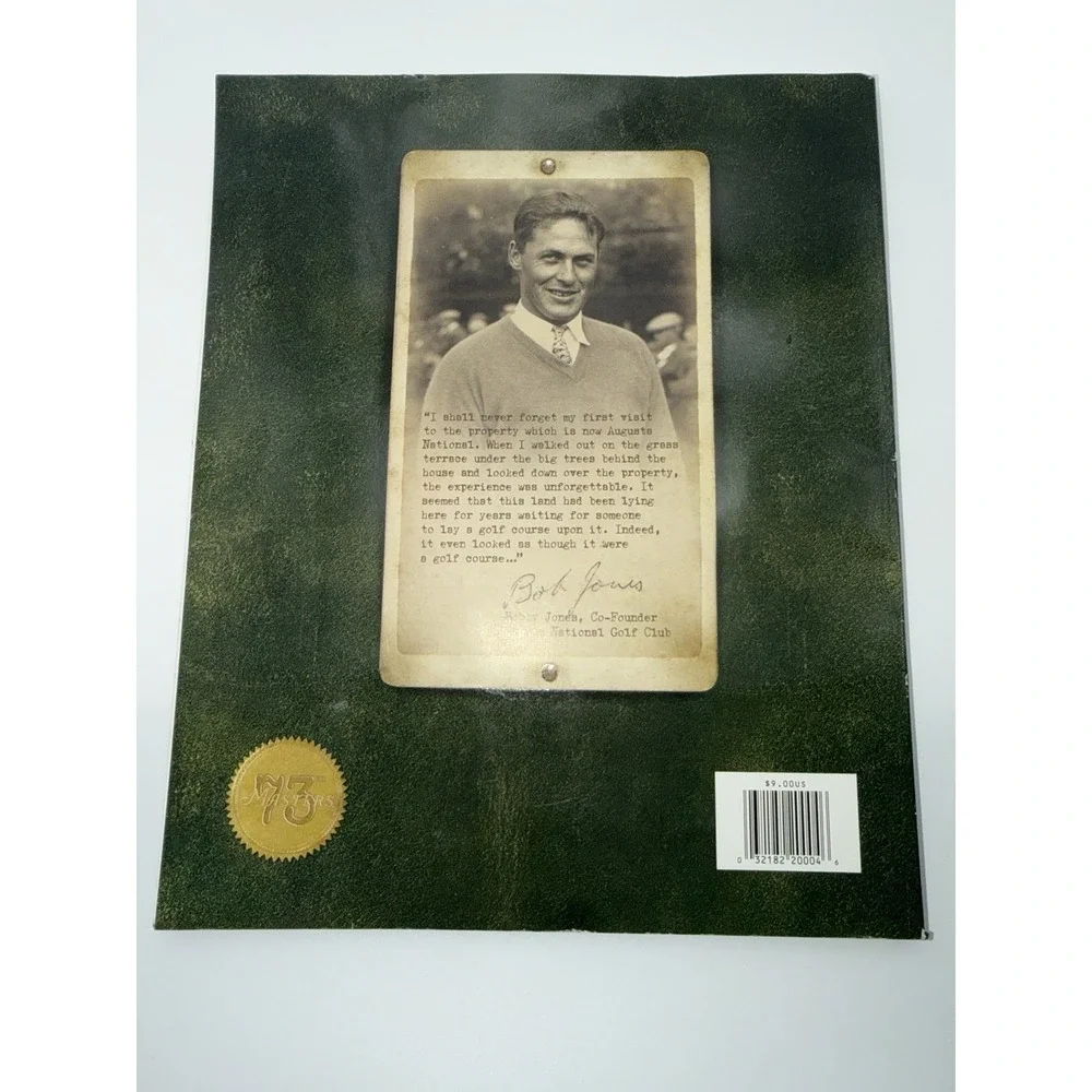 Masters 2009‎ Official Tournament Program Journal Augusta National